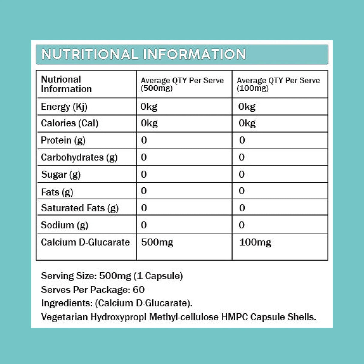 Calcium D-Glucarate by Primabolics Calcium Primabolics 