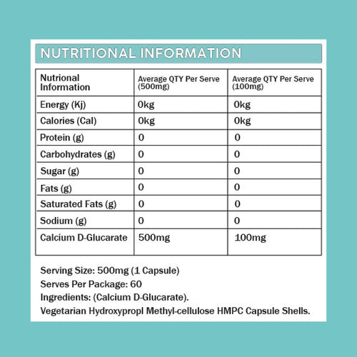 Calcium D-Glucarate by Primabolics Calcium Primabolics 