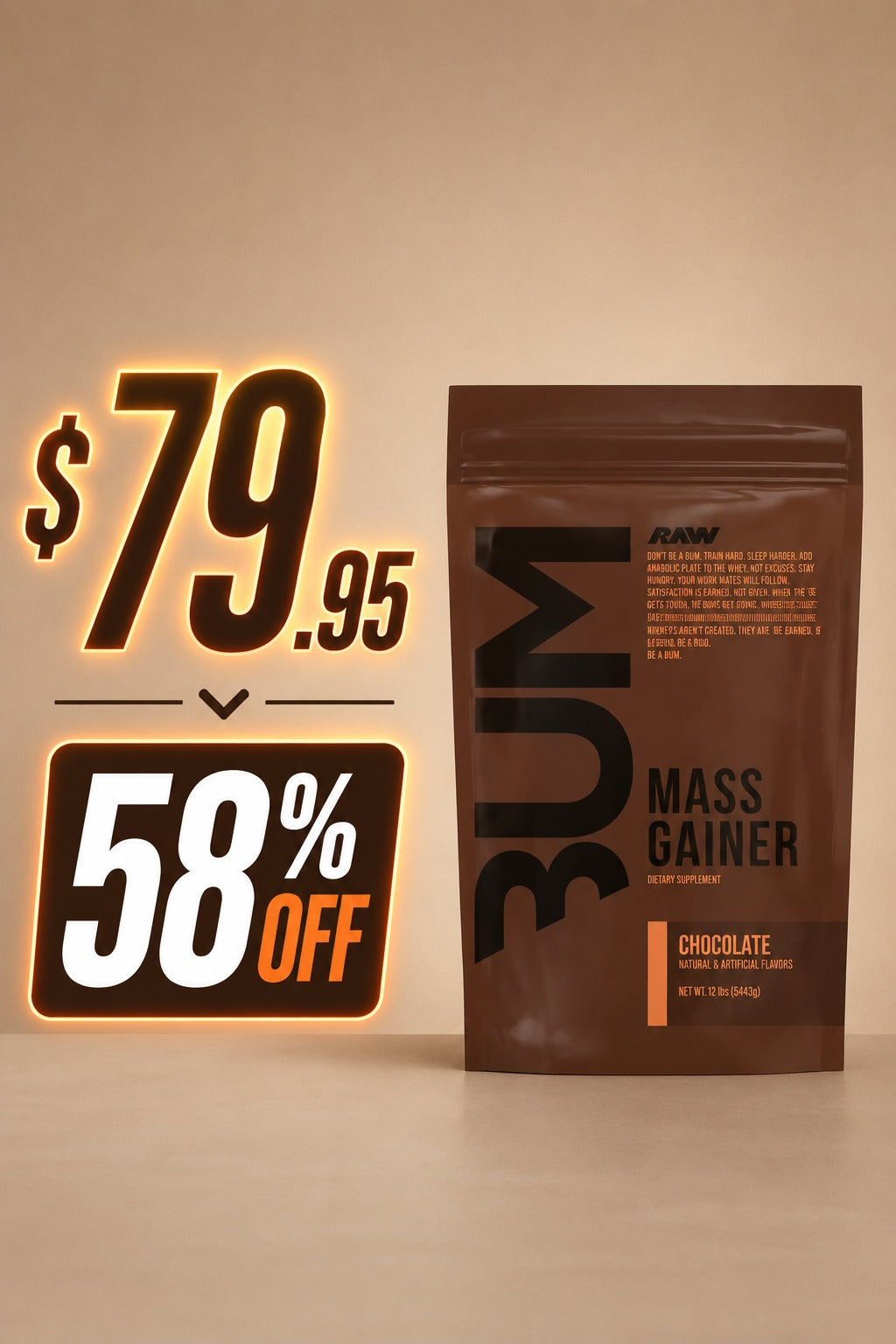 CBUM Mass Gainer by RAW Nutrition - Image 1