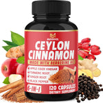 Ceylon Cinnamon Capsules - 5100mg Herbal Supplement - 120 Capsules Back to results SUPPS247 