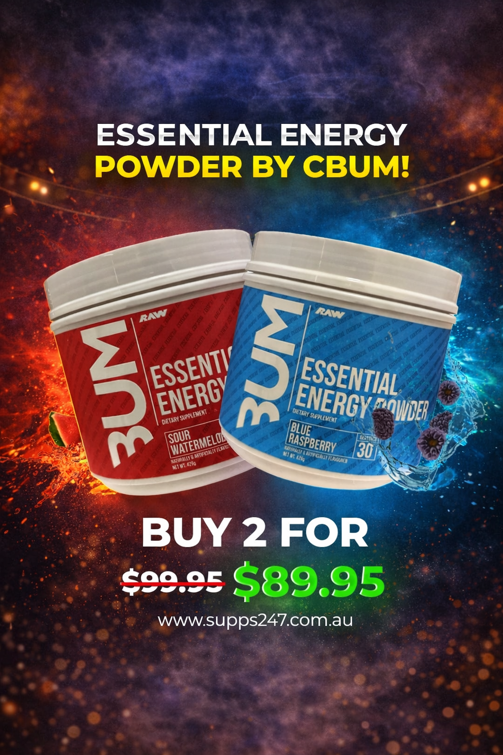 Essential Energy Powder by CBUM Buy 2 For $89.95 - Image 2
