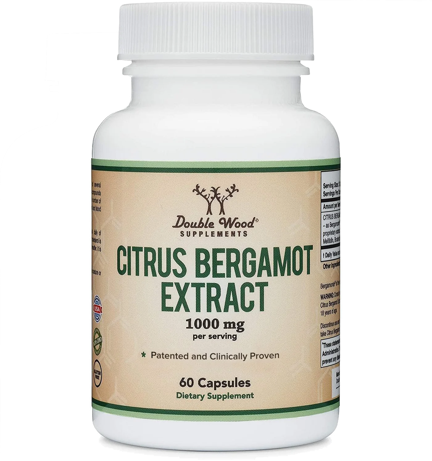 Citrus Bergamot Extract 1000mg By Double Wood Supplements General Double Wood Supplements 