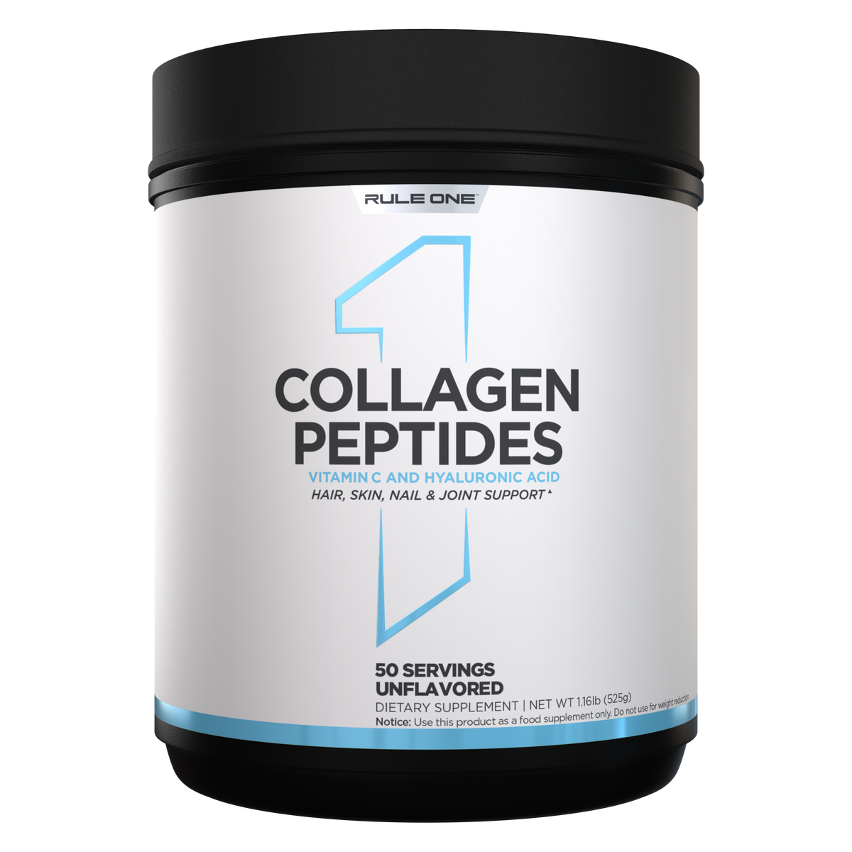 R1 Collagen Peptides by Rule One 50 Serves Unflavoured