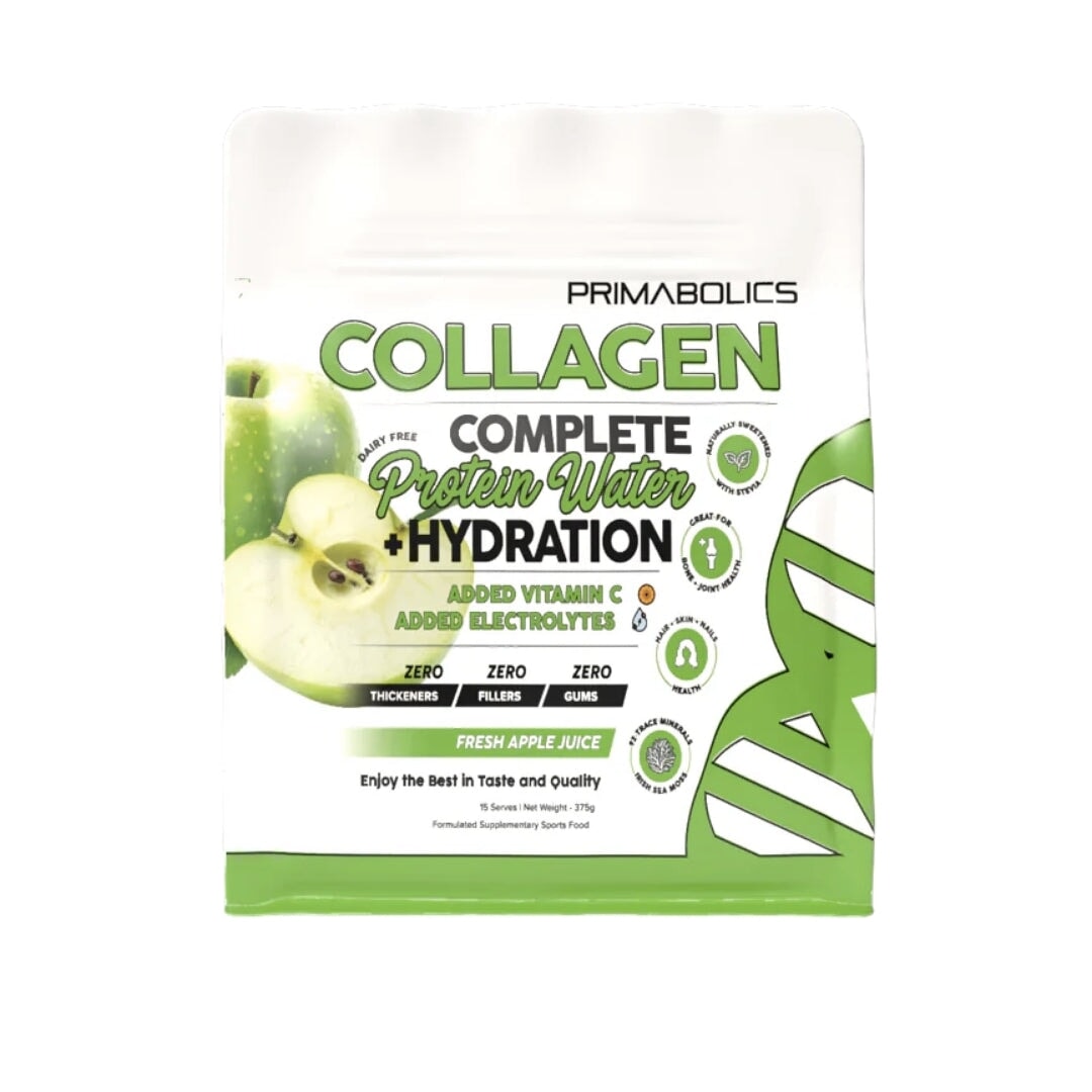Collagen Complete Protein Water and Hydration by Primabolics collagen protein Primabolics Apple 15 Serves  - Image 4