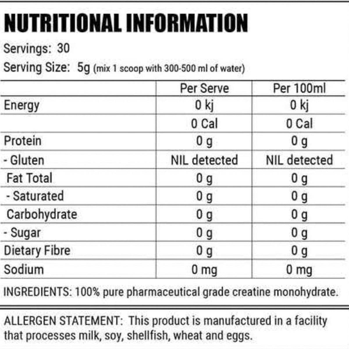 Creatine Monohydrate by Faction Labs CREATINE Faction Labs  - Image 2