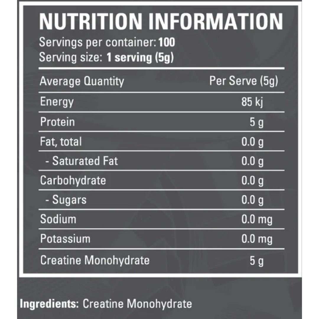 Creatine Monohydrate 500 gm by Legit Supps Legit 