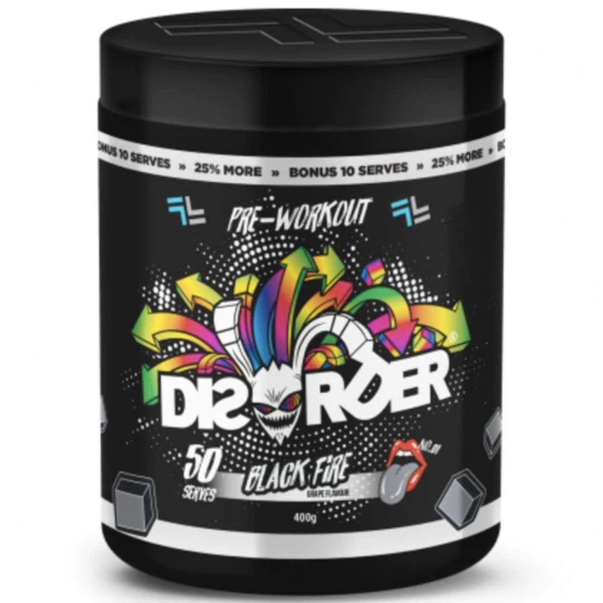 DISORDER PRE WORKOUT 50 SERVES PREWORKOUT SUPPS247  - Image 1