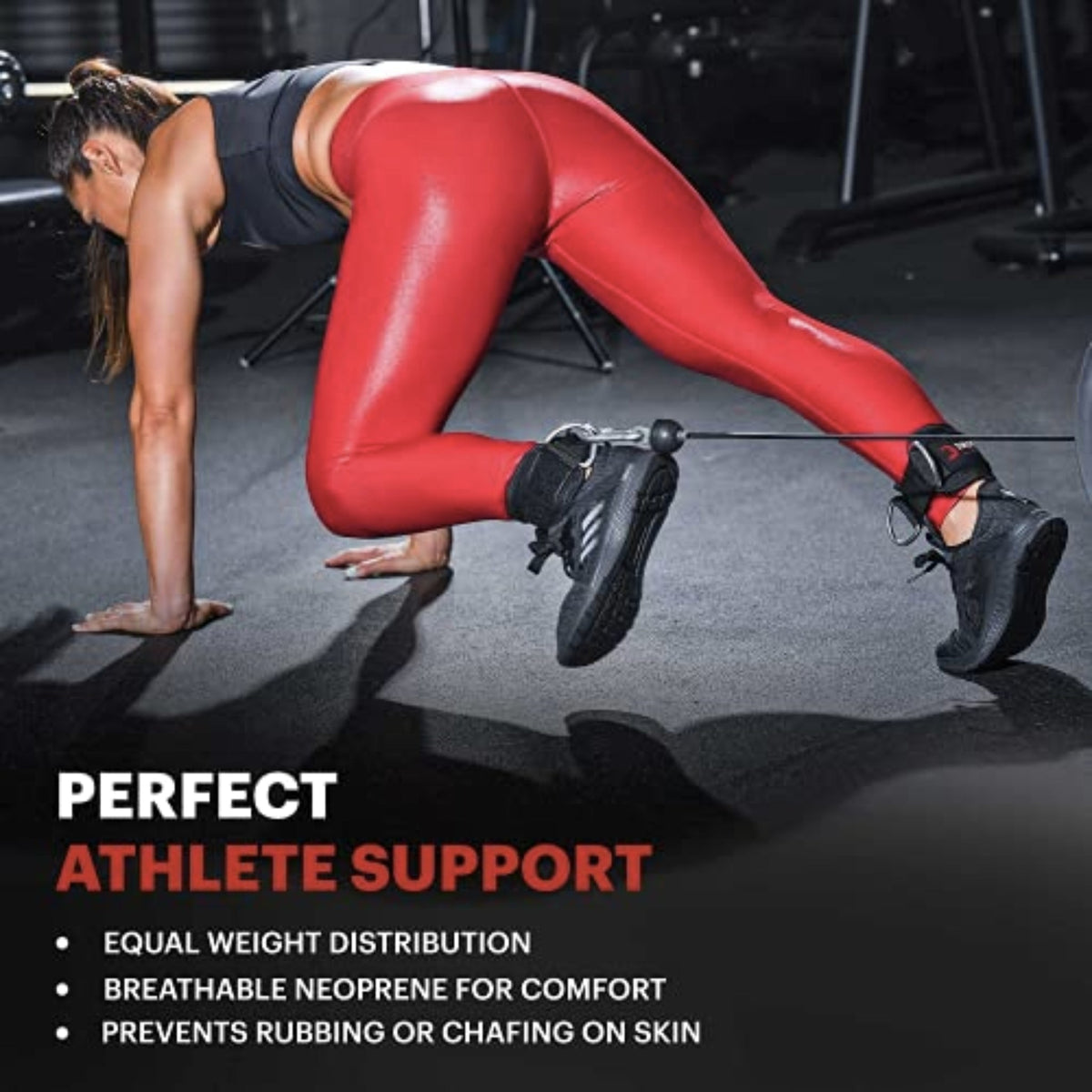 DMoose Ankle Straps for Cable Machines for Kickbacks Exercise Machine Accessories SUPPS247  - Image 5