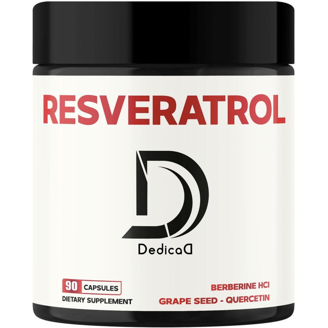 Dedica Resveratrol 1000 mg 90 counts Anti-aging SUPPS247 