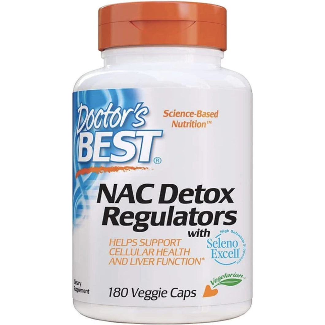 Doctor's Best Nac Detox Regulators With Seleno Excell 180 CT GENERAL HEALTH SUPPS247 
