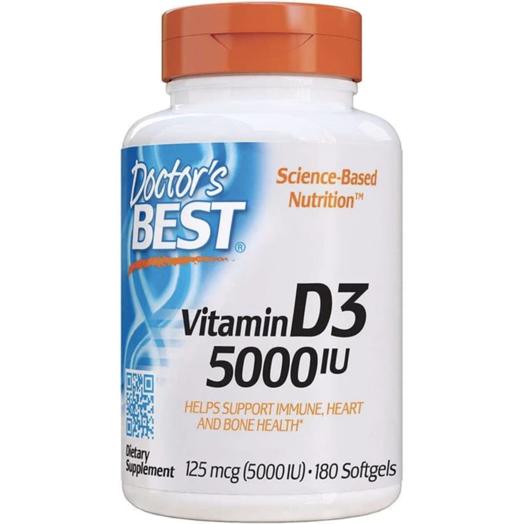 Doctor's Best Vitamin D3 5000iu Vitamin D SUPPS247 