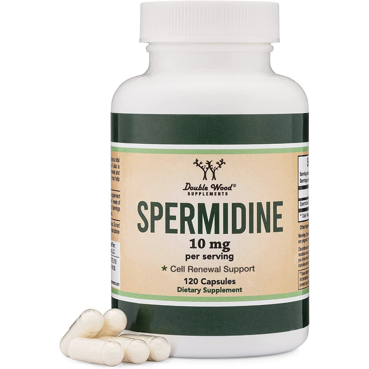 Spermidine 10mg Cell Renewal by Doublewood Anti-aging SUPPS247  - Image 1