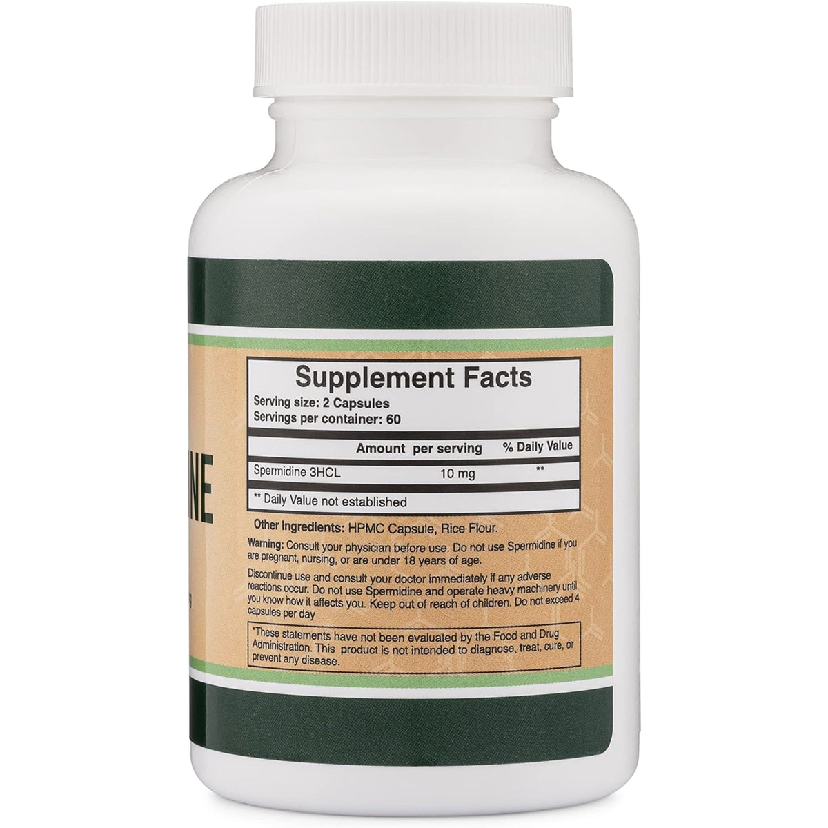 Spermidine 10mg Cell Renewal by Doublewood Anti-aging SUPPS247  - Image 2