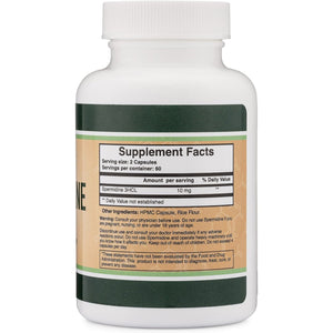 Spermidine 10mg Cell Renewal by Doublewood Anti-aging SUPPS247 