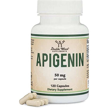 Double Wood's Apigenin 50mg Sleep Supplements SUPPS247 