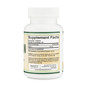 Double Wood's Apigenin 50mg Sleep Supplements SUPPS247 