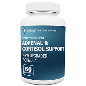 Dr. Berg’s Adrenal & Cortisol Support New Formula anti stress, adrenal rebuild, SUPPS247 