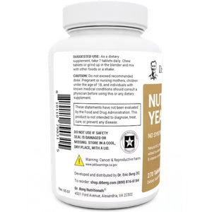 Dr. Berg's Nutritional Yeast yeast SUPPS247 
