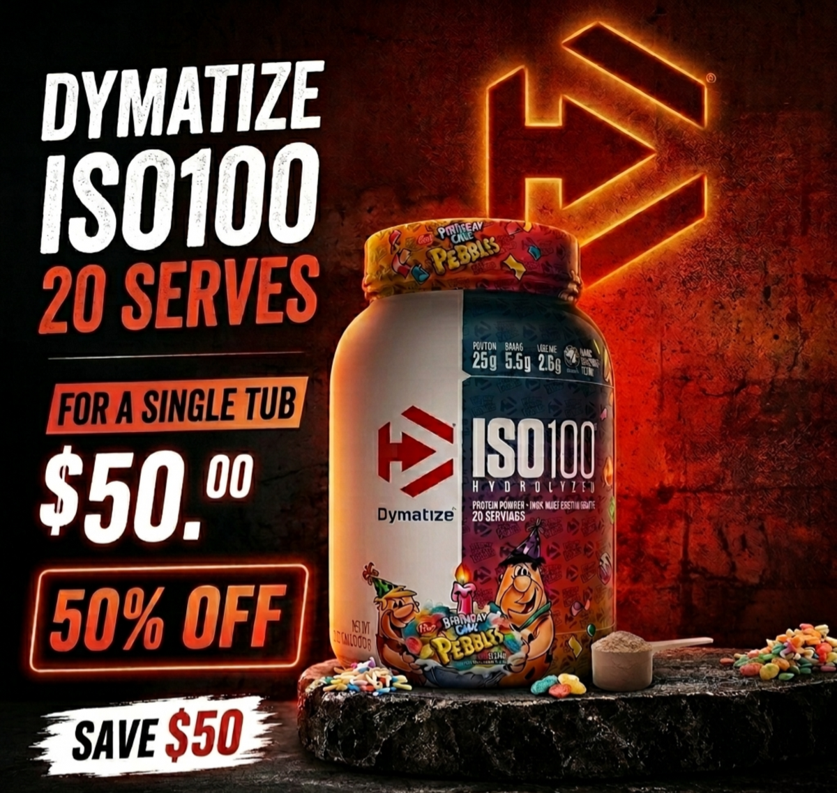 Dymatize ISO 100 20 Serves | Clearance - Image 1