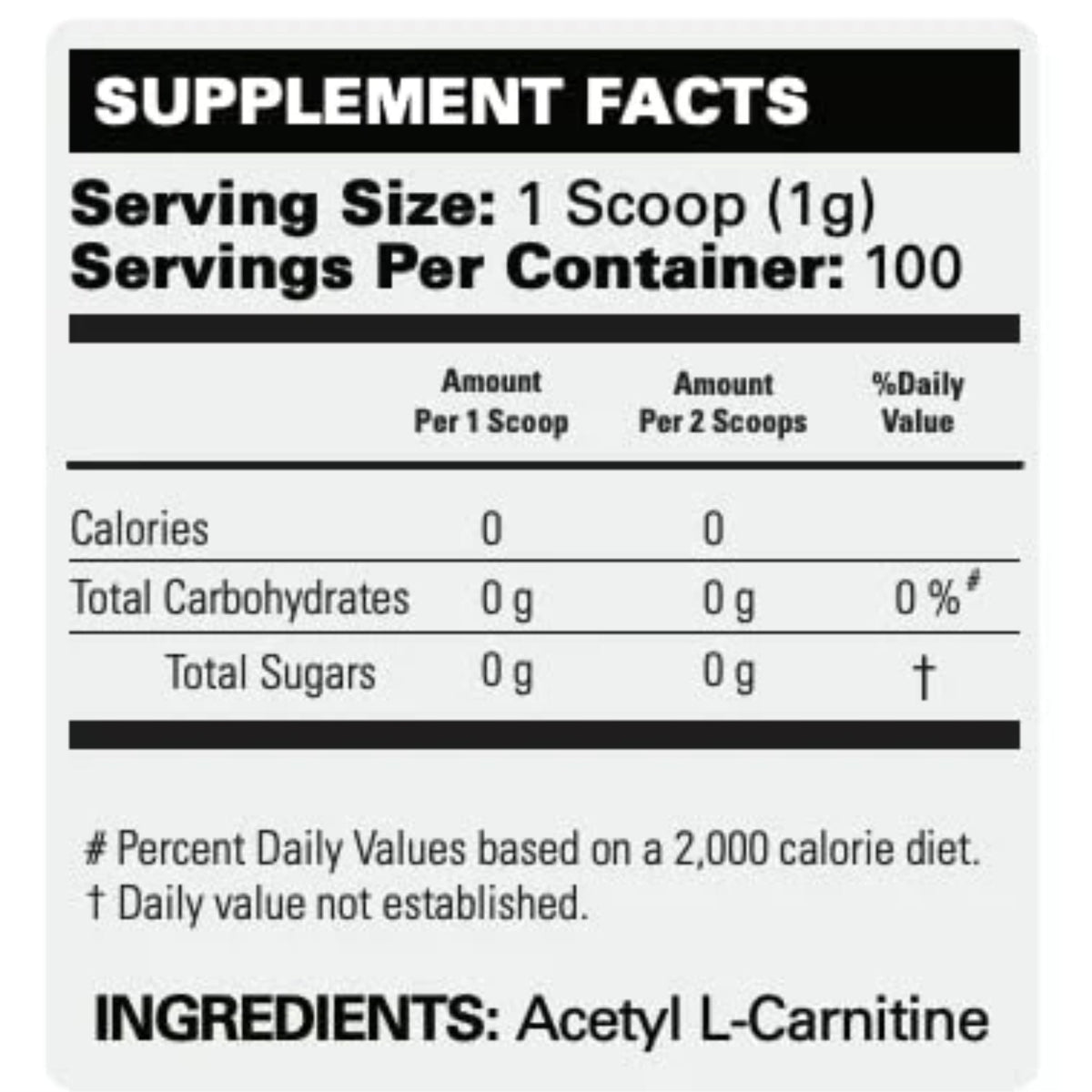 EHPlabs Acetyl L-Carnitine l carnitine SUPPS247  - Image 3