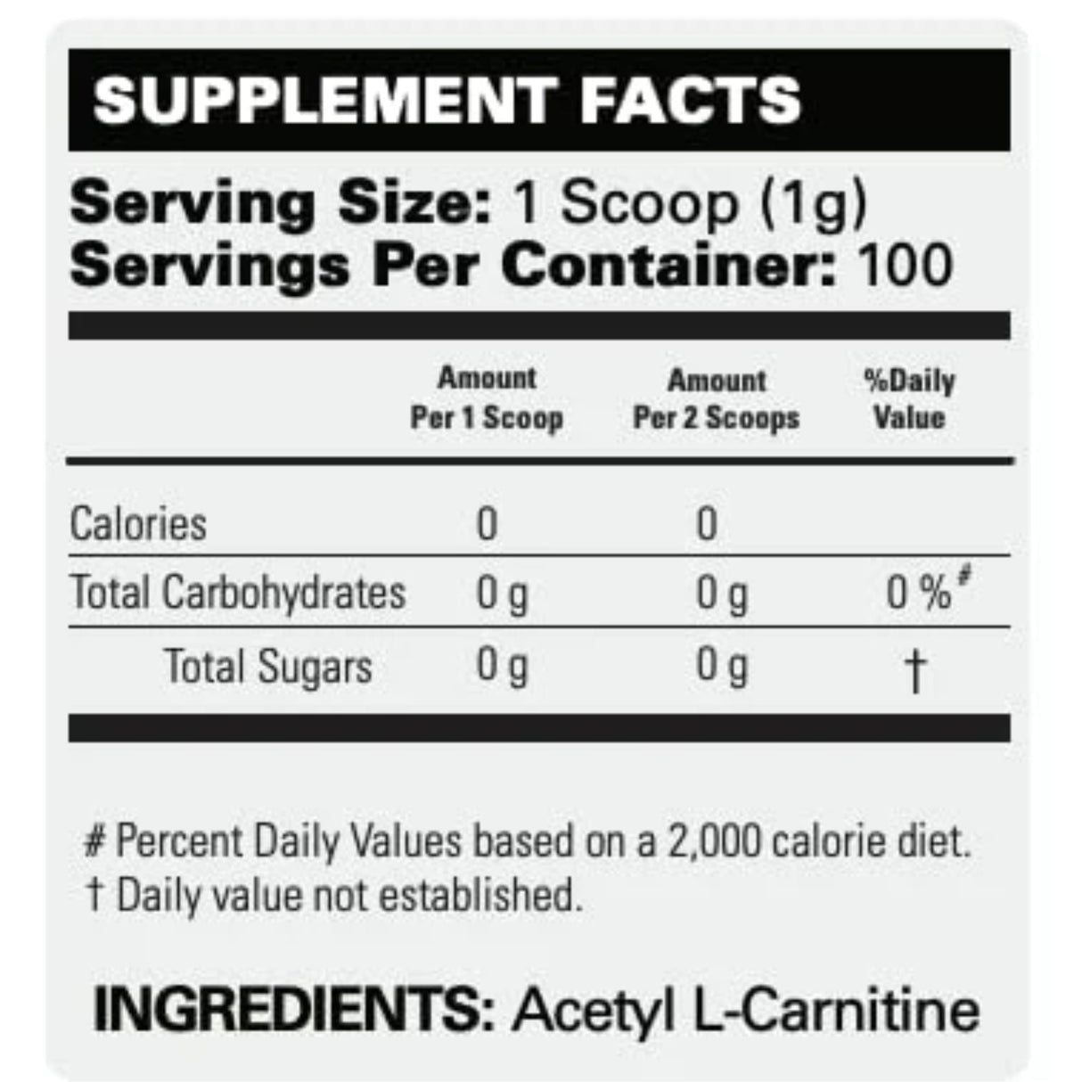 EHPlabs Acetyl L-Carnitine l carnitine SUPPS247 