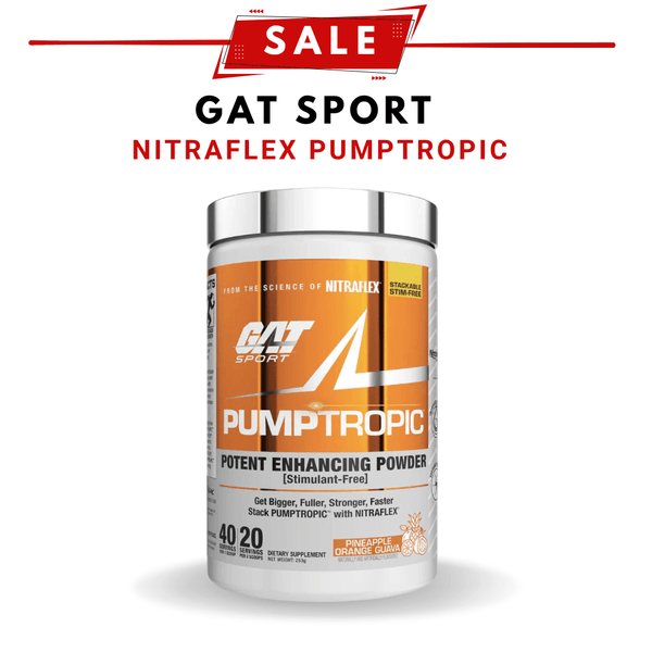 GAT Sport Pumptropic Stimulant-Free Pump Powder 253g – 20 Servings