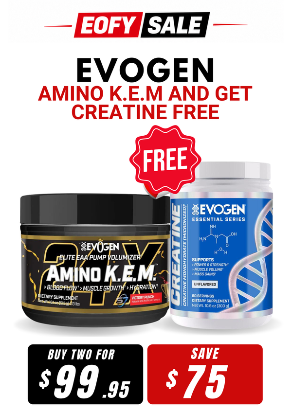 Evogen Amino KEM Victory Punch + FREE Creatine 60 Serves