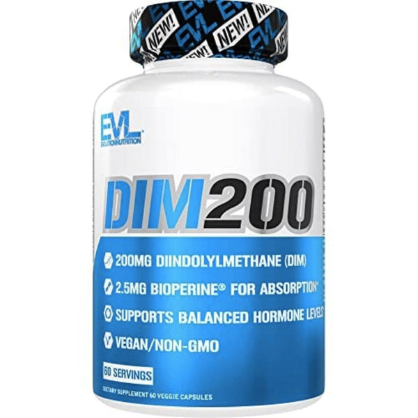 EVLution Nutrition DIM 200 – 200mg – 60 Veggie Capsules