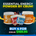 Essential Energy Powder by CBUM Pre-Workout unknown Buy All 4 Flavours 