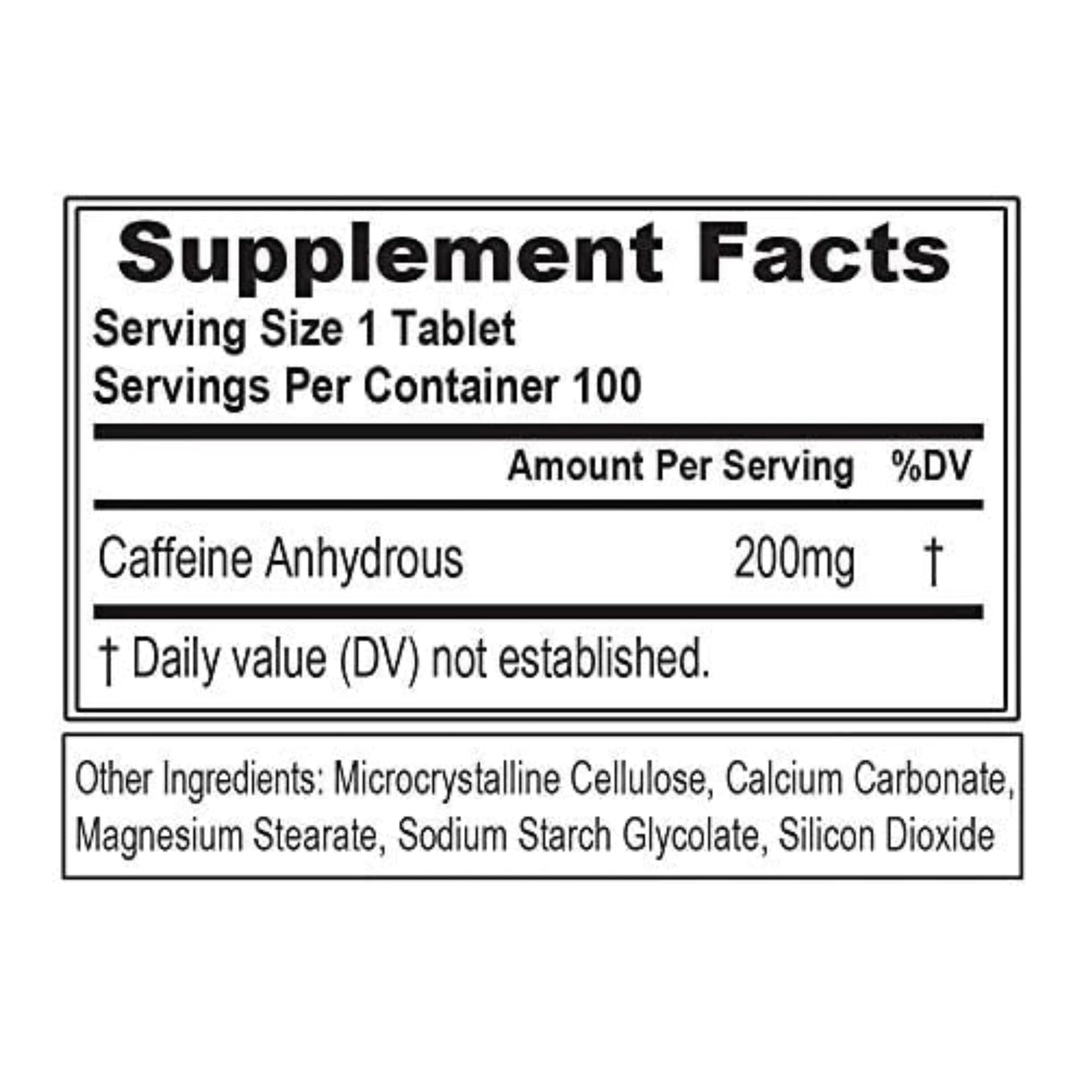 Evl Caffeine for Energy & Endurance FOCUS & ENERGY SUPPS247 