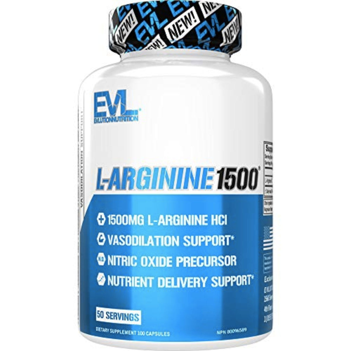 Evlution Nutrition L-Arginine 1500 mg L-Arginine SUPPS247  - Image 1