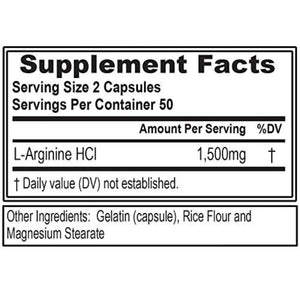 Evlution Nutrition L-Arginine 1500 mg L-Arginine SUPPS247 
