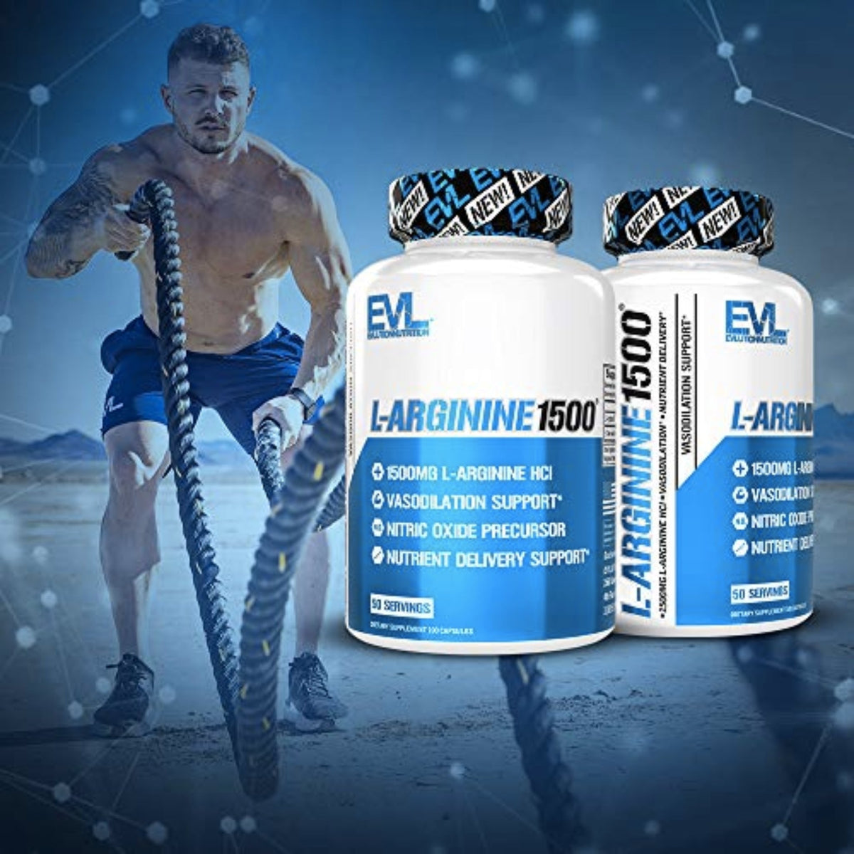 Evlution Nutrition L-Arginine 1500 mg L-Arginine SUPPS247  - Image 4