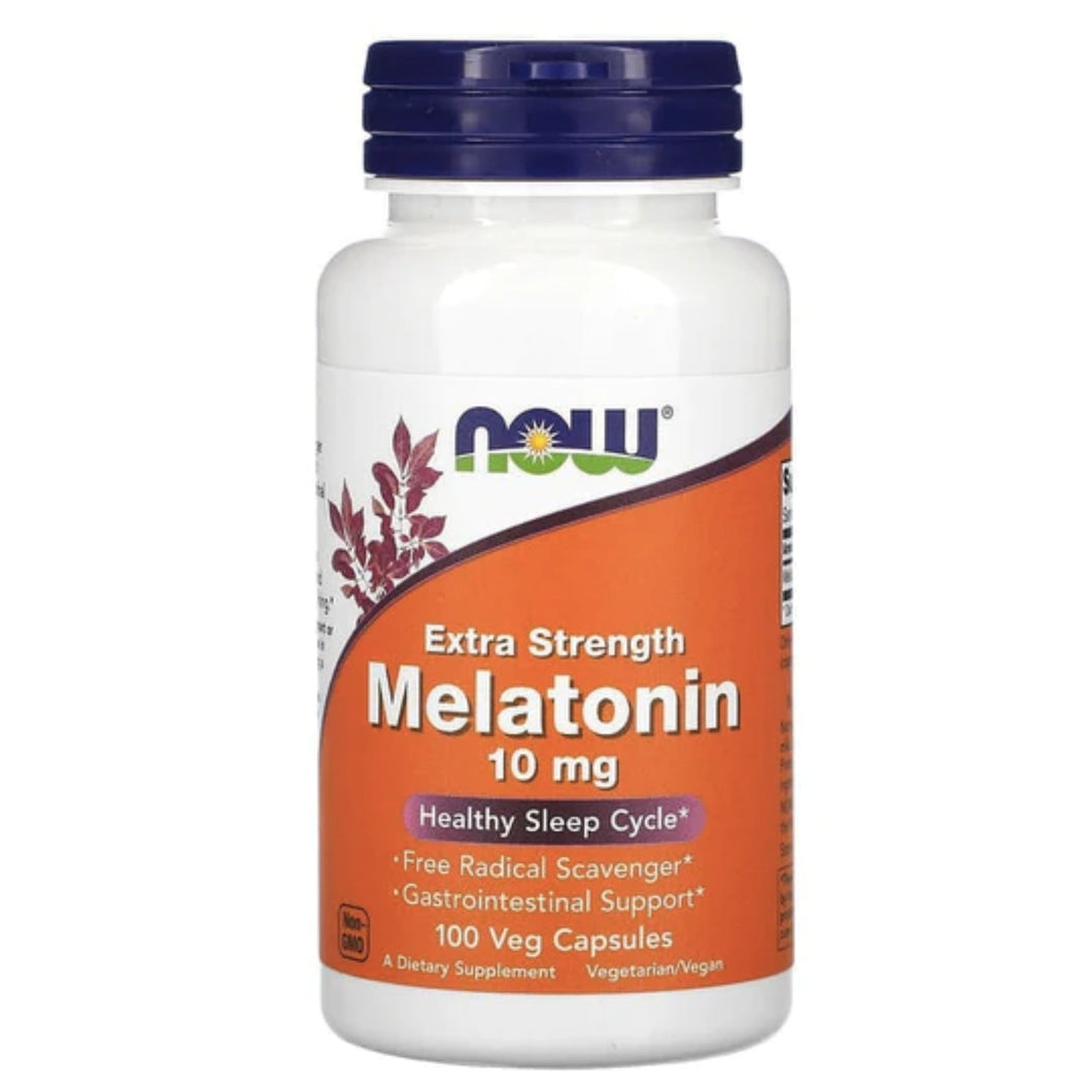 Extra Strength NOW Melatonin 10mg Sleep Supplements SUPPS247 