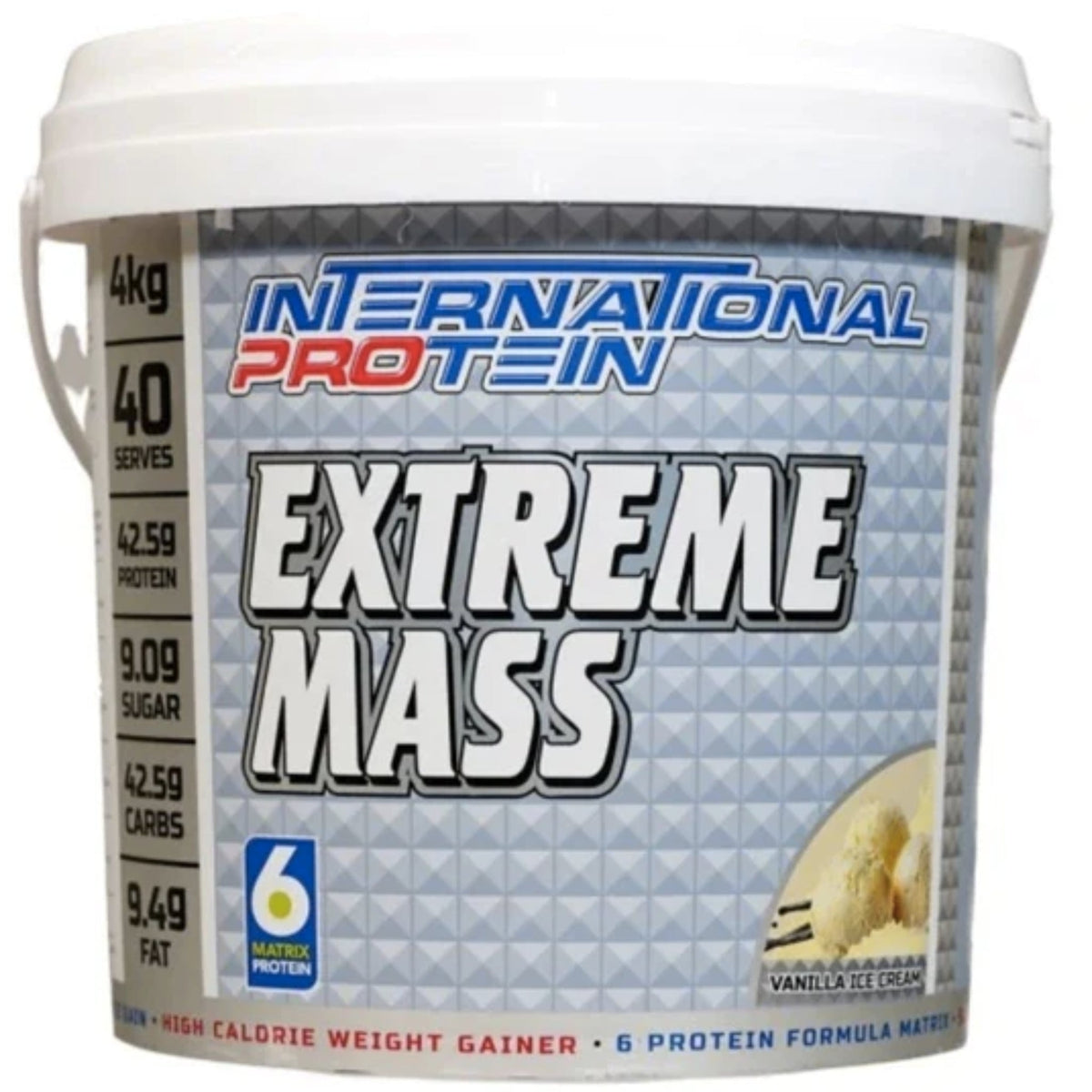 Extreme Mass by International Protein 4kg PROTEIN SUPPS247  - Image 1
