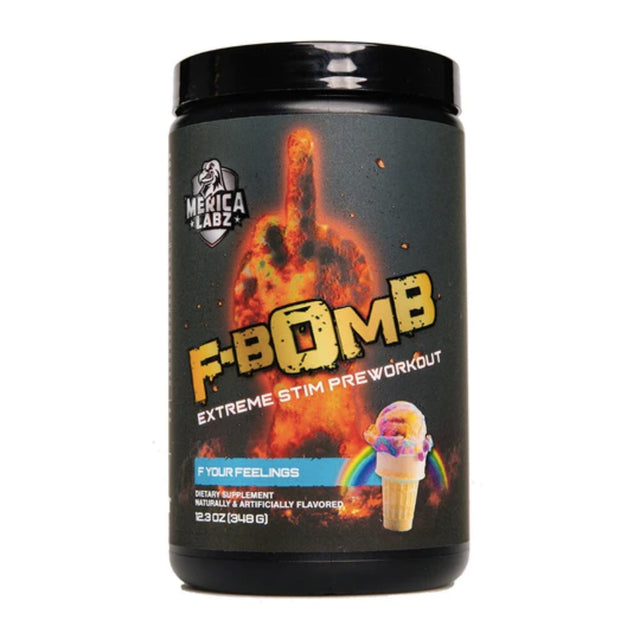 F-Bomb Extreme Stim Pre-workout by Merica Labz Pre-Workout SUPPS247 