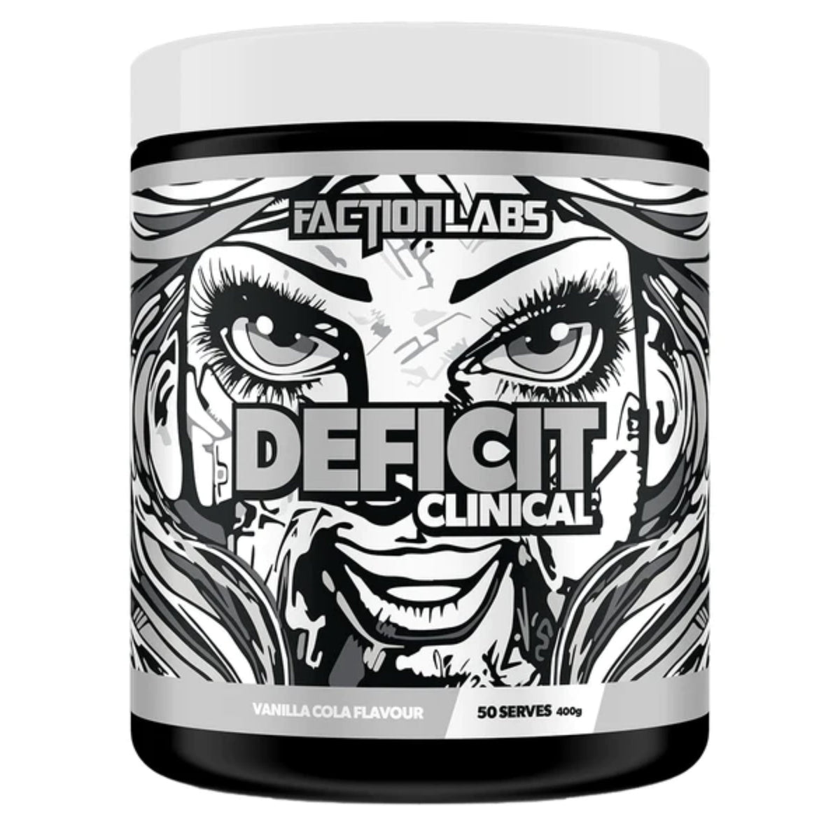 Factionlabs Deficit Clinical 50 Serves PREWORKOUT SUPPS247 Vanilla Cola  - Image 2
