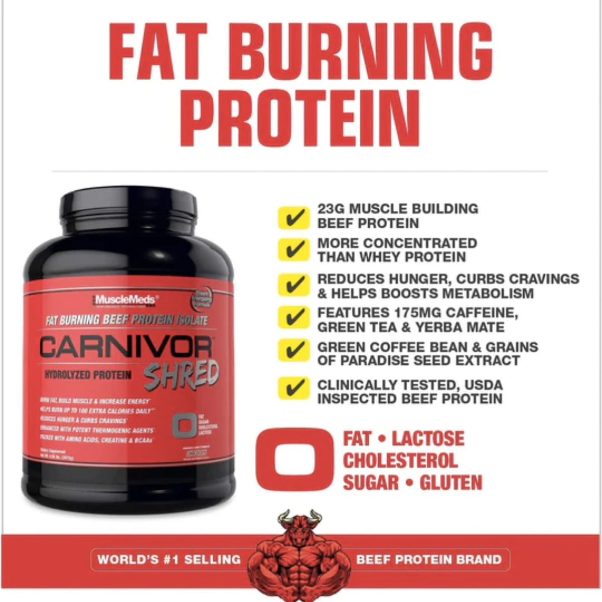 Fat Burning Hydrolyzed Beef Protein PROTEIN SUPPS247  - Image 3