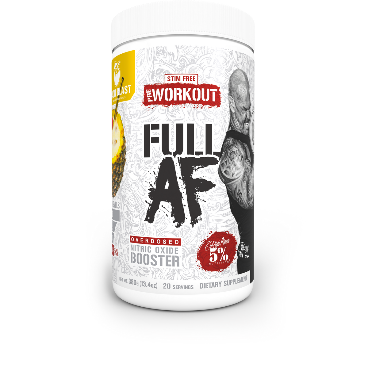 5% Nutrition Full As F*ck Stim-Free Pre-Workout Beach Blast - Image 4
