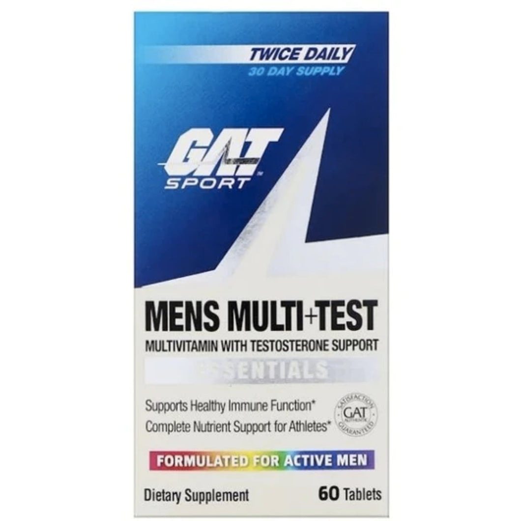 GAT Sport Men's Multivitamins with Testosterone Support multi -vitamins SUPPS247 