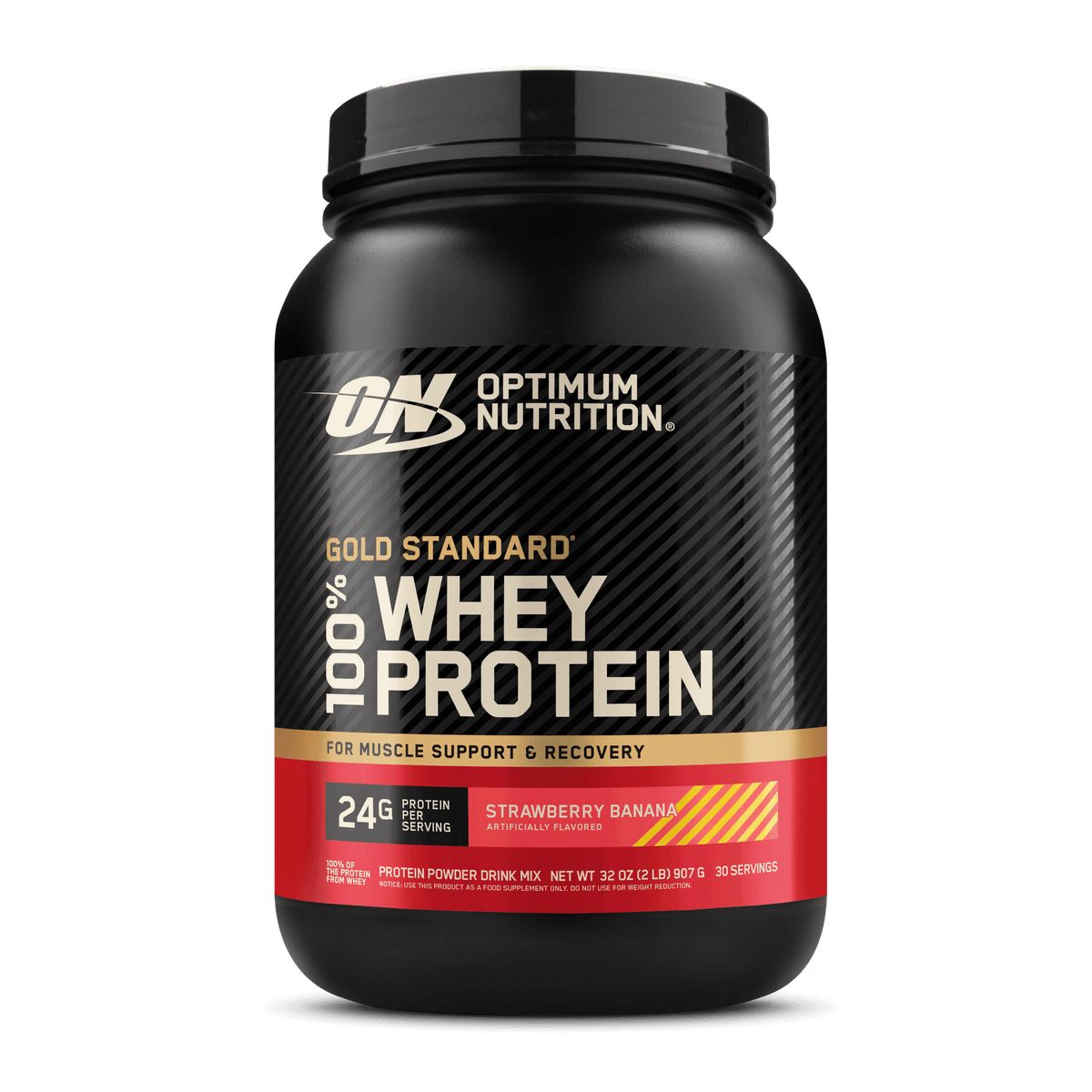 Optimum Nutrition Gold Standard 100% Whey 2LB Strawberry Banana
