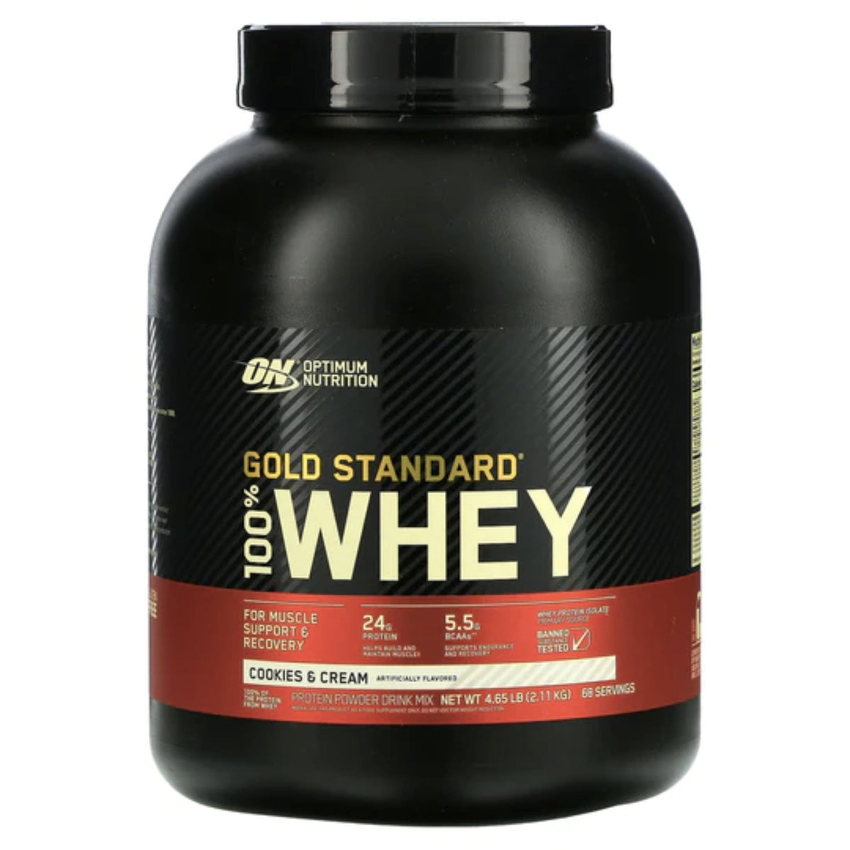 Gold Standard 100% Whey 5lb by Optimum Nutrition PROTEIN SUPPS247  - Image 1