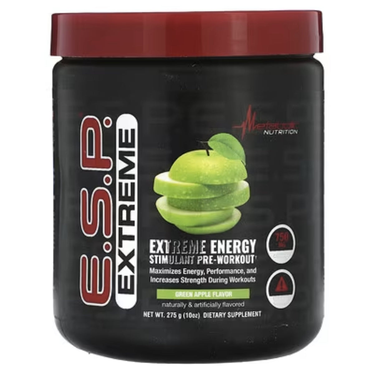 ESP Xtreme Pre-workout by Metabolic Nutrition PRE WORKOUT SUPPS247 Green Apple  - Image 3