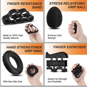 Hand Grip Strengthener Kit 5-60 KG Exercise Machine & Equipment Sets SUPPS247 