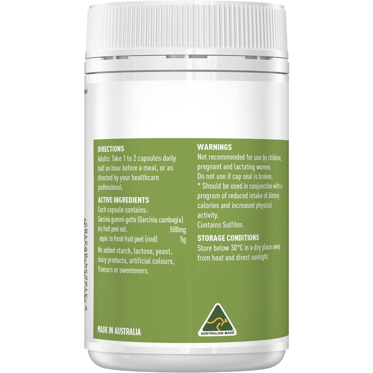 Healthy Care Garcinia Cambogia Ultra Strength 100 Counts weight loss SUPPS247  - Image 3