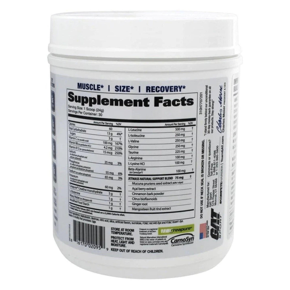 Jetmass by Gat Sport CREATINE SUPPS247 