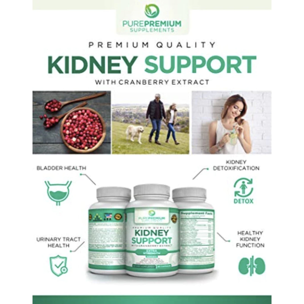 Kidney Support Extra Strength kidney support SUPPS247  - Image 2