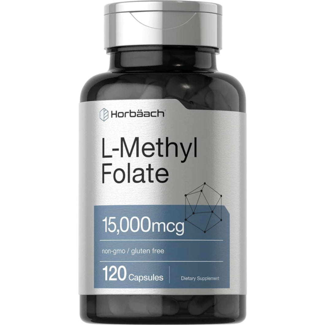 L-Methylfolate 15000 mcg by Horbaach 120 Counts General SUPPS247 