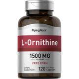 L-Ornithine, 1500mg, 120 Quick Release Caps