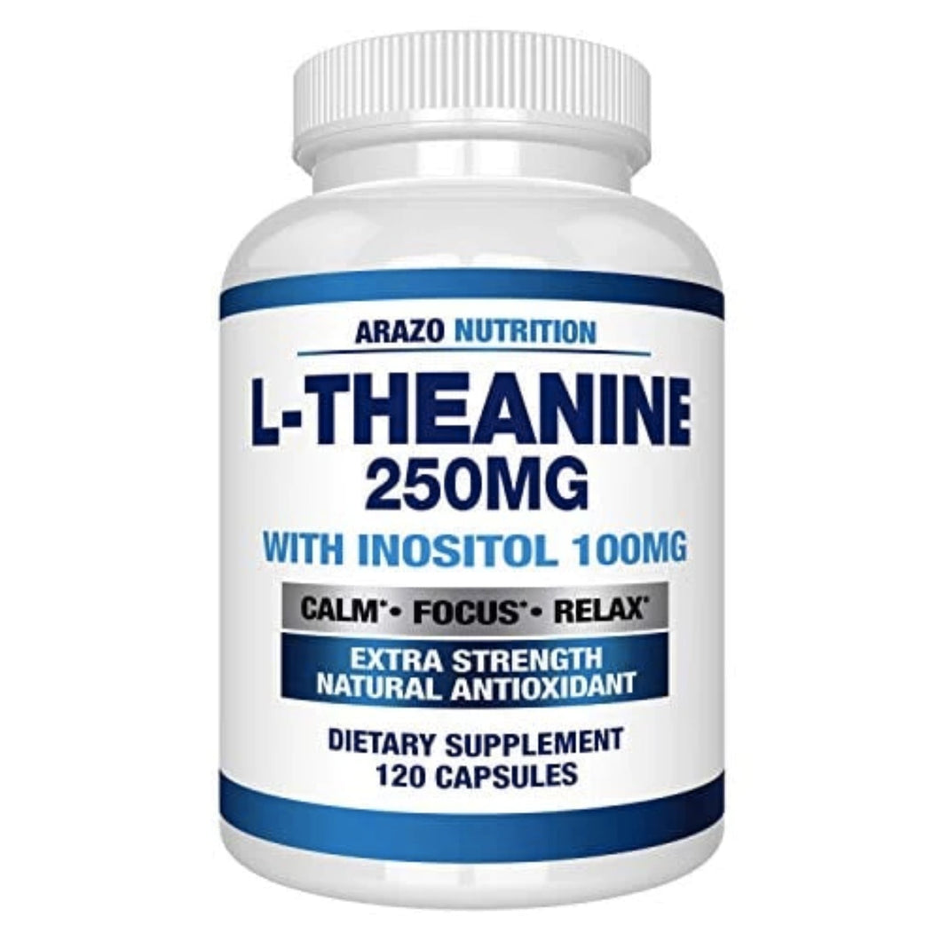 L-Theanine 250mg (Extra Strength) with Inositol 100mg B8 (Inositol) SUPPS247 